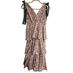 Endless Inspiration Pink Multi Floral Tiered Dress​​​